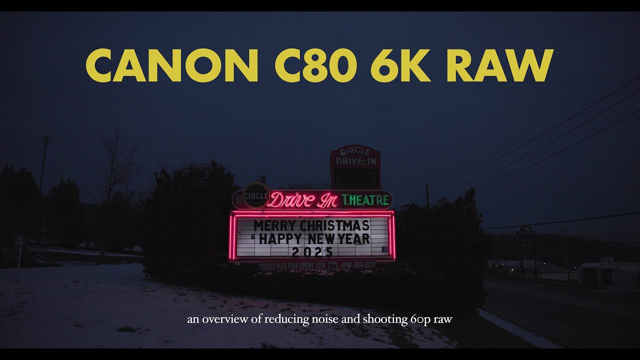 How to Handle Noise in CANON C80 6K RAW