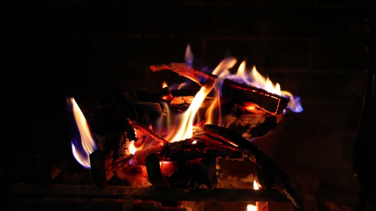 Sunet de foc 6 ore 🔥 Relaxare, somn-Crackling Fire 6 Hours 🔥 Fireplace Sounds for Sleep & Relax