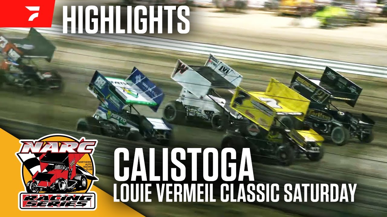 Louie Vermeil Saturday | NARC 410 Sprints at Calistoga Speedway 8/30/25 | Highlights