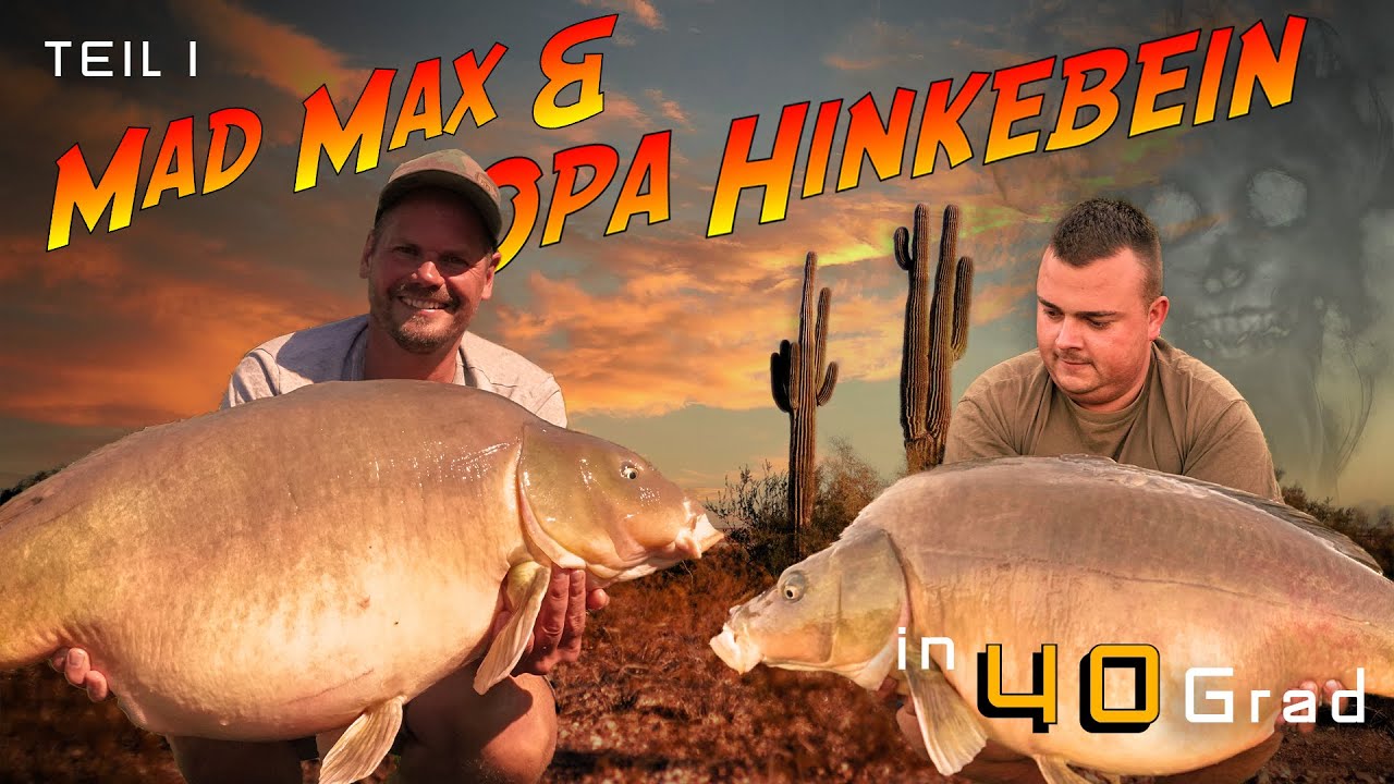 Mad Max & Opa Hinkebein ☀️ in der Sahara bei 40 Grad 🏜️ - Teil 1 | Karpfenangeln |