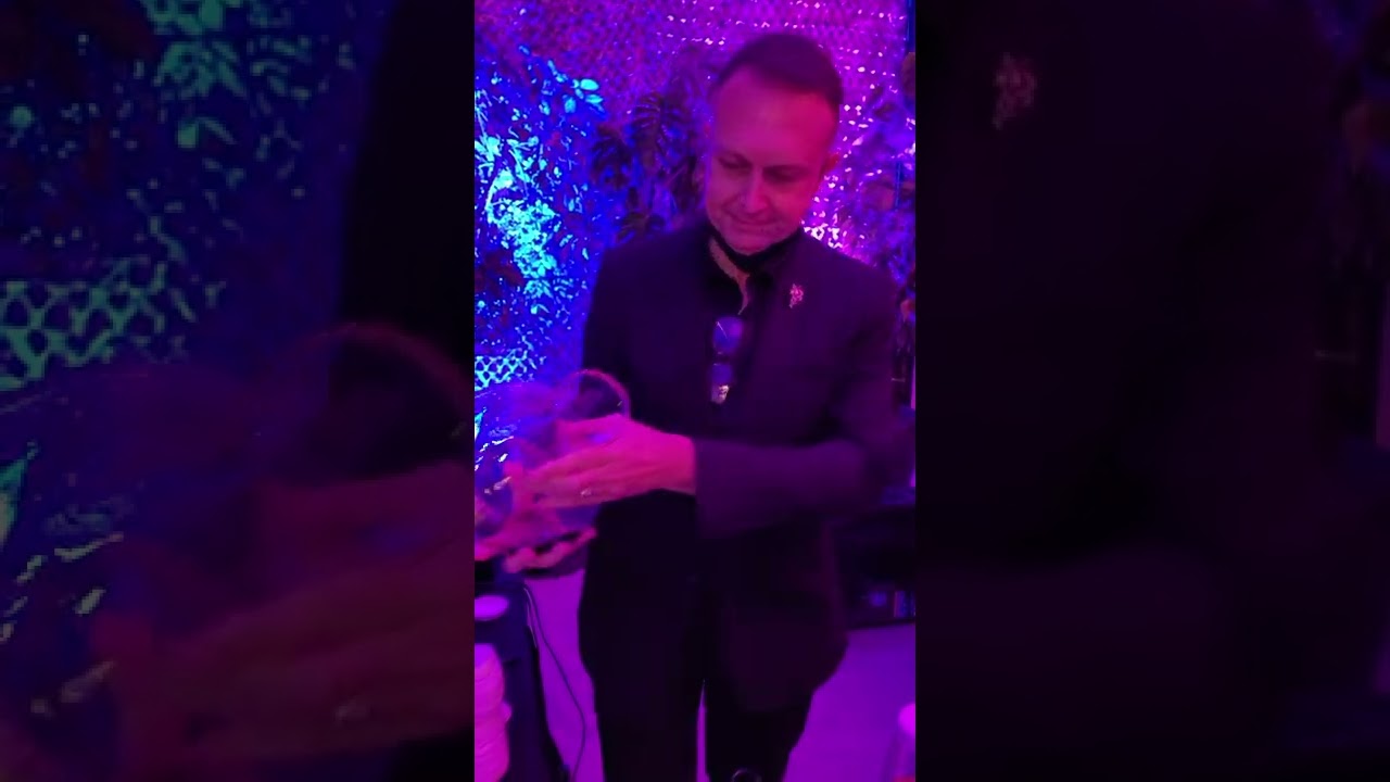 LeDomduVin: A man in black decanting Château Pontet Canet 2010