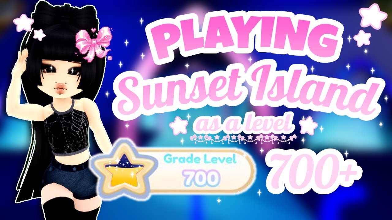Playing Sunset Island as a Level 700+ & YAPPING | Royale High