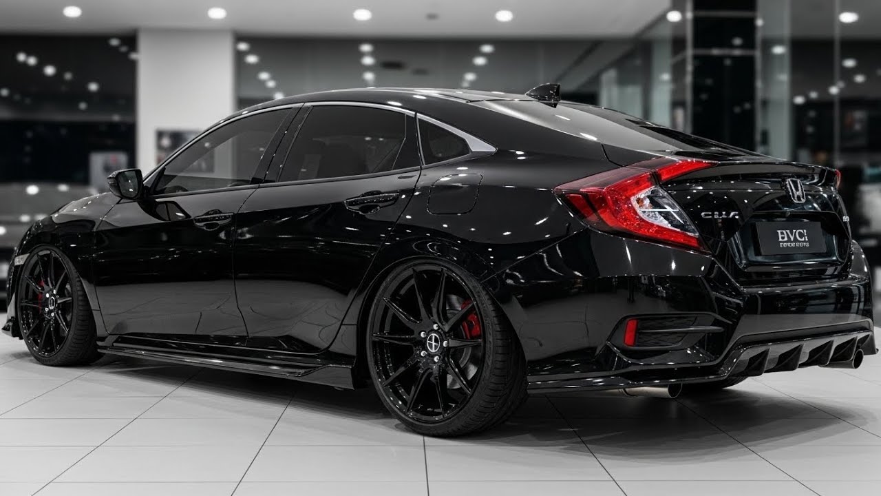 Honda Civic 2026 – от 25 500 долларов | Черный седан-зверь, о котором все говорят!