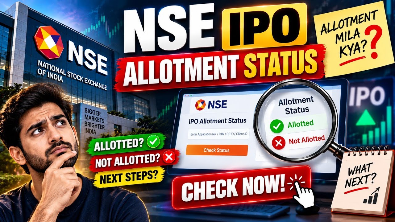 NSE IPO allotment status. Check Now