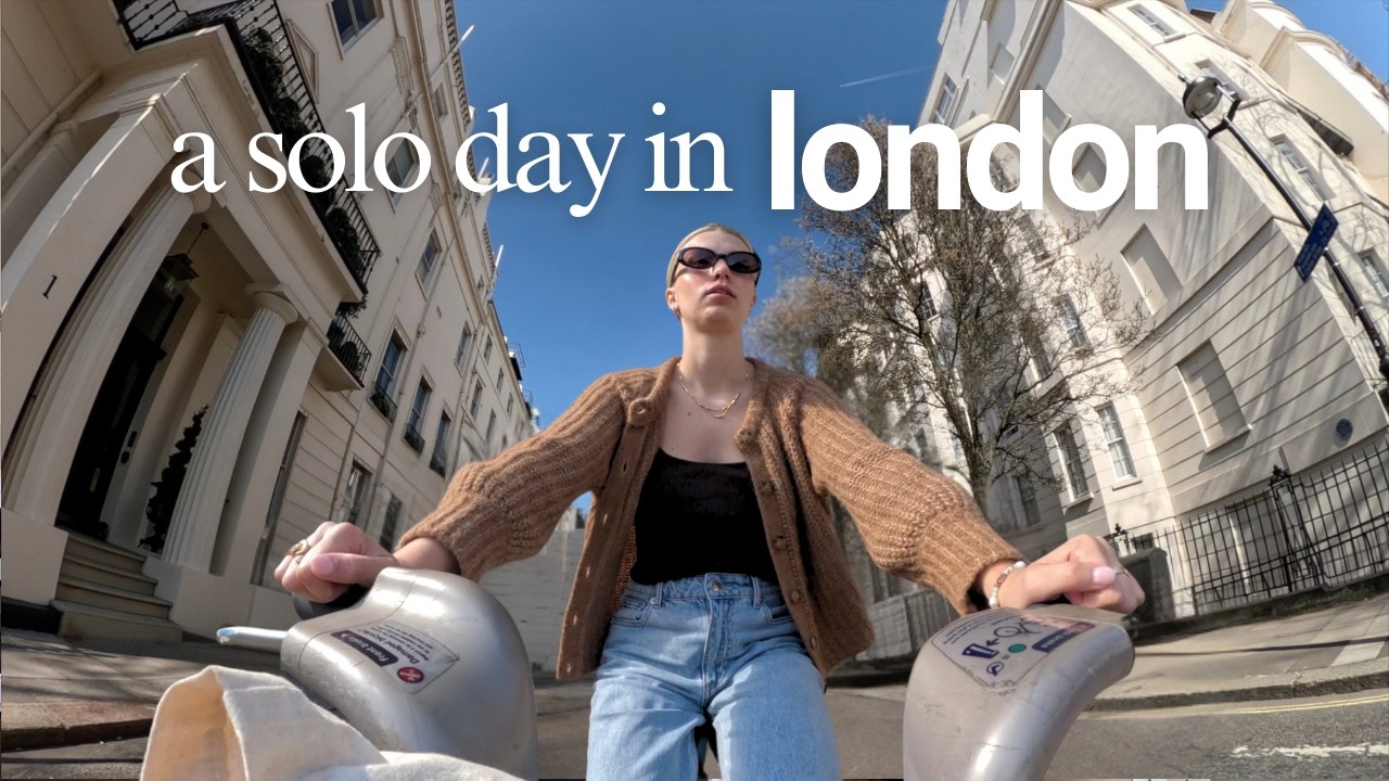 spend a solo day w/me doing all my favourite spring things in London ✨