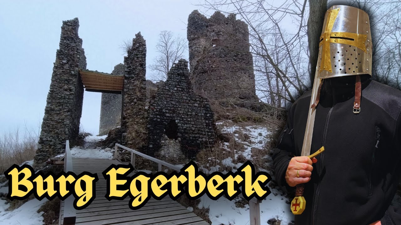 Burgentour in B&ouml;hmen #3 - Wanderung zur Burg Egerberk/Zornstein - Geschichten des Mittelalters (4K)