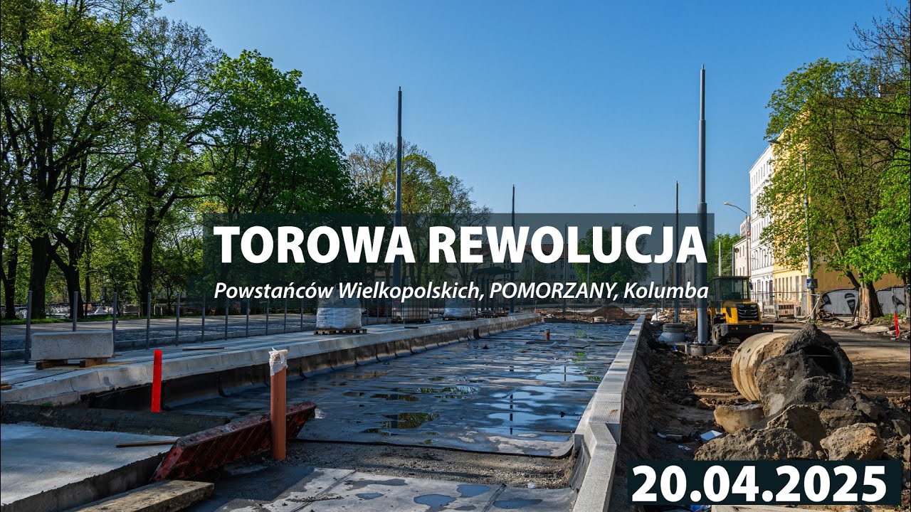 Przebudowa ulic: od Powstańców Wielkopolskich do Nabrzeża Wieleckiego - Kwiecień 2025