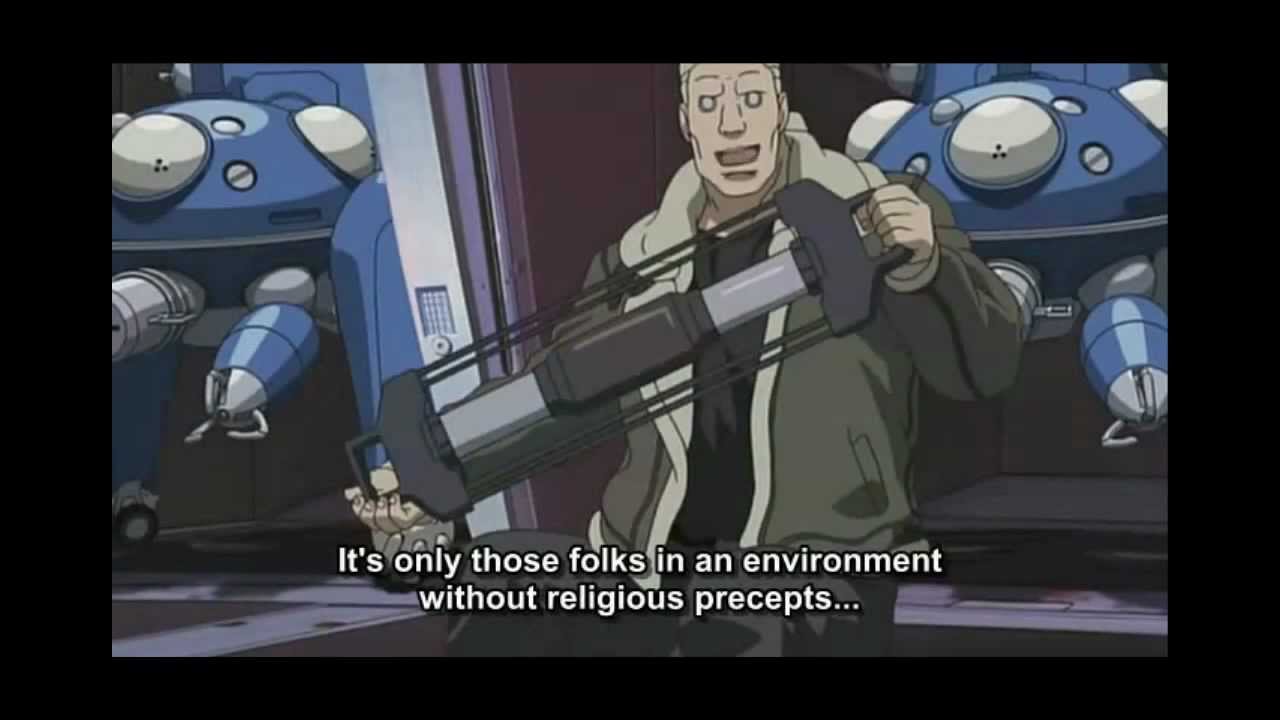 GitS: Stand Alone Complex - Major Motoko Kusanagi vs Bat&ocirc; ep8