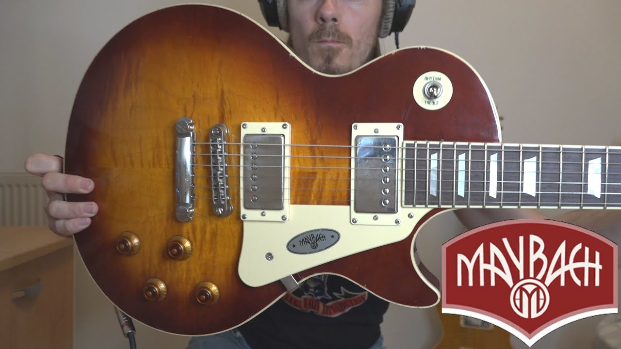 A gorgeous SUNBURST Flametop MAYBACH Lester 59 (Strymon Iridium)
