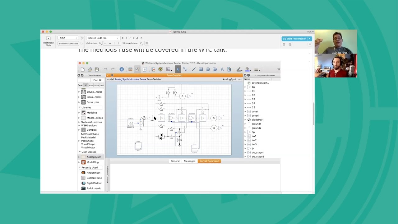 Tech Talks 2020: Modeling Analog Synthesizers with the Wolfram Language and System Modeler