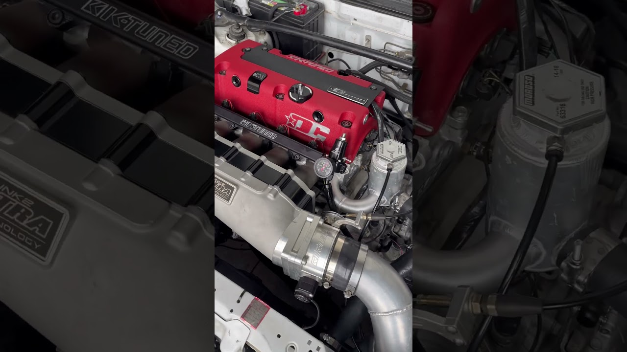 Integra K24/20 swap start up. Drag Cartel 4.5 cams, stock block