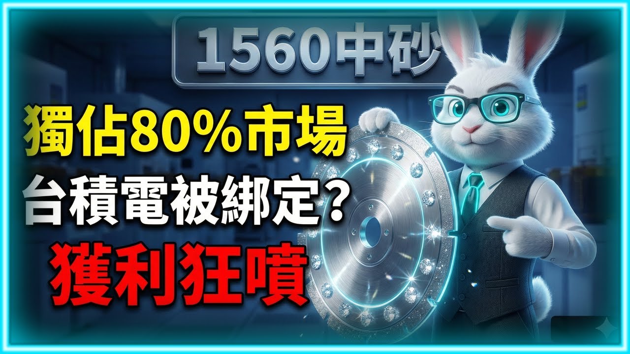 【1560 中砂】誰決定了 2 奈米的生死？揭秘台積電背後的「磨刀石」，良率全看它！