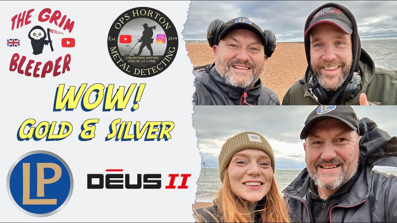 324. Metal Detecting on a Beach in Kent with @THEGRIMBLEEPER