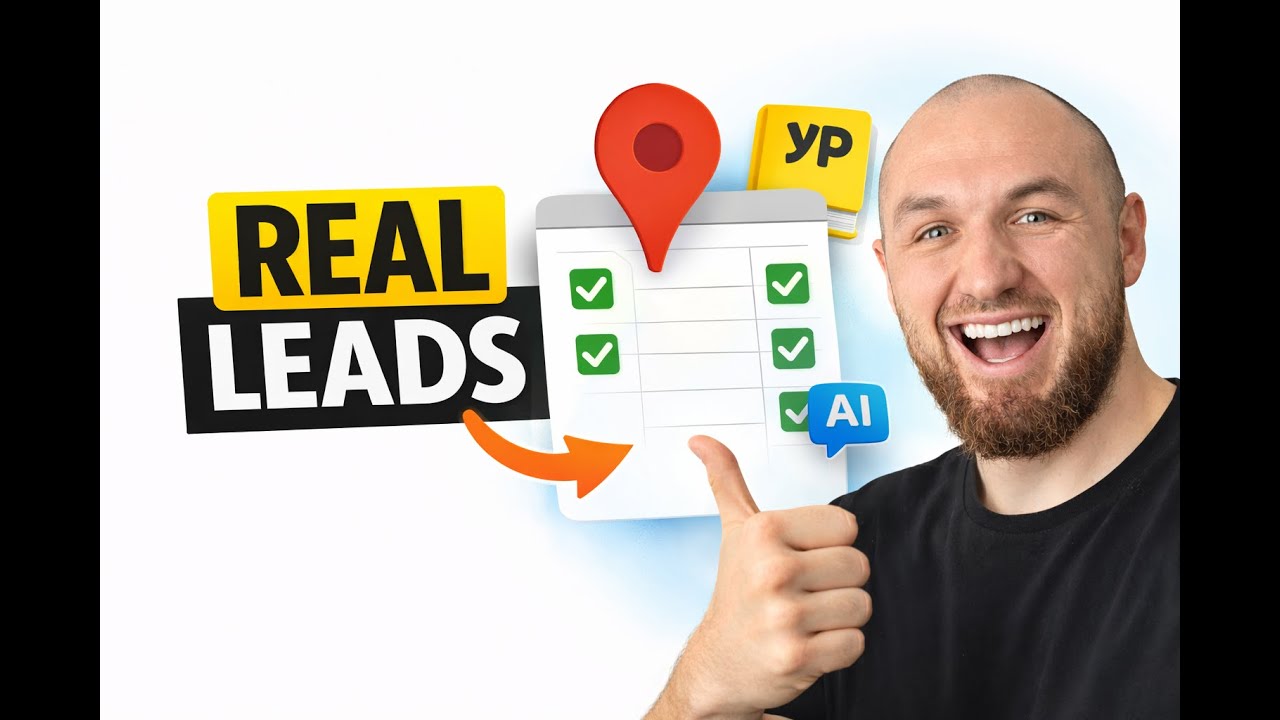 How to Build an AI Lead Generation Bot (Google Maps, Apify, Yellow Pages) — n8n Tutorial