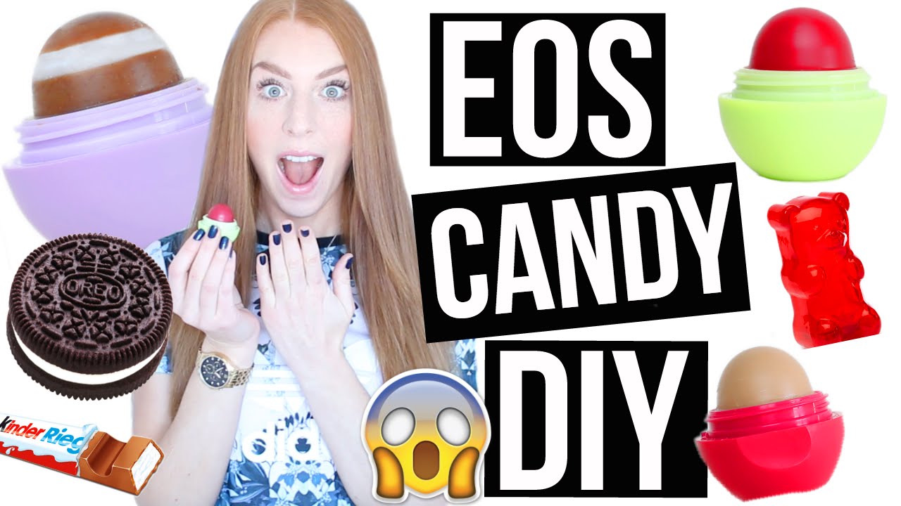 DIY EOS LIPBALM MIT OREO, GUMMIBÄRCHEN & KINDERRIEGEL! ♡ | LaurenCocoXO