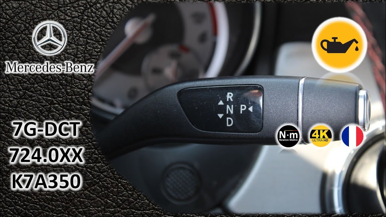 Vidange Mercedes 7G-DCT / 724.0XX / K7A350 à double embrayages sur Classe B 180cdi W246 1.5dci 🤯​💯​🦾