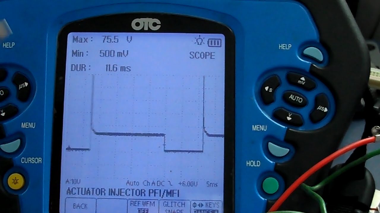 Falla de inyector - Osciloscopio Seminario diagnostico de inyector Parte 1