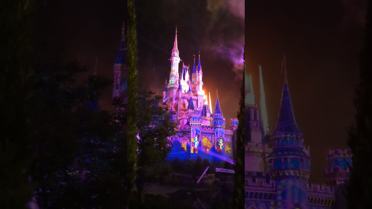 Happily Ever After, full show, right side of Cinderella's Castle #like #subscribe #fireworks