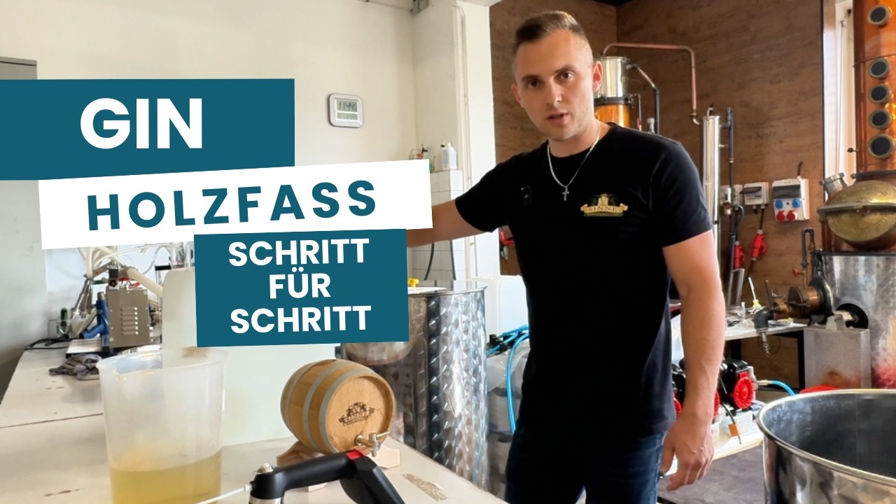 Gin veredeln im Holzfass 🍸 Eichenfass vorbereiten & bef&uuml;llen &ndash; Schritt f&uuml;r Schritt