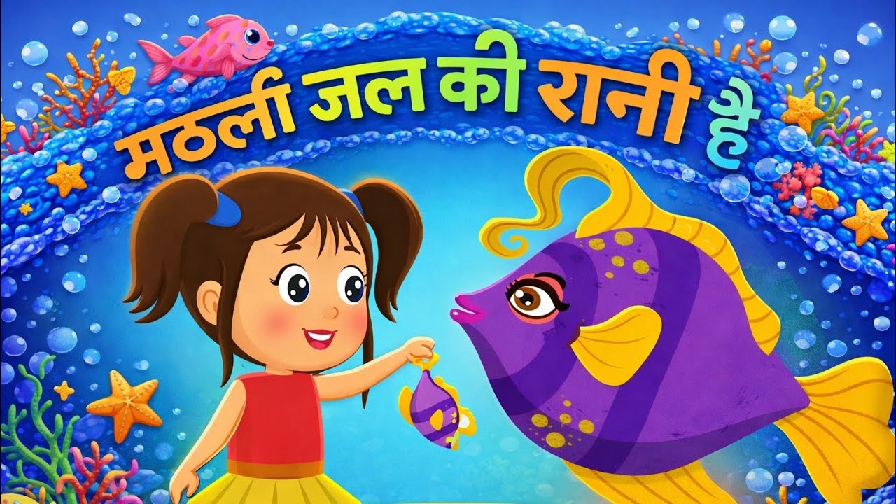 Machhali Jal Ki Rani Hai Hindi rhymes||मछली जल की रानी है|| Ek Mota Hathi ghumne Gaya Hindi rhymes||