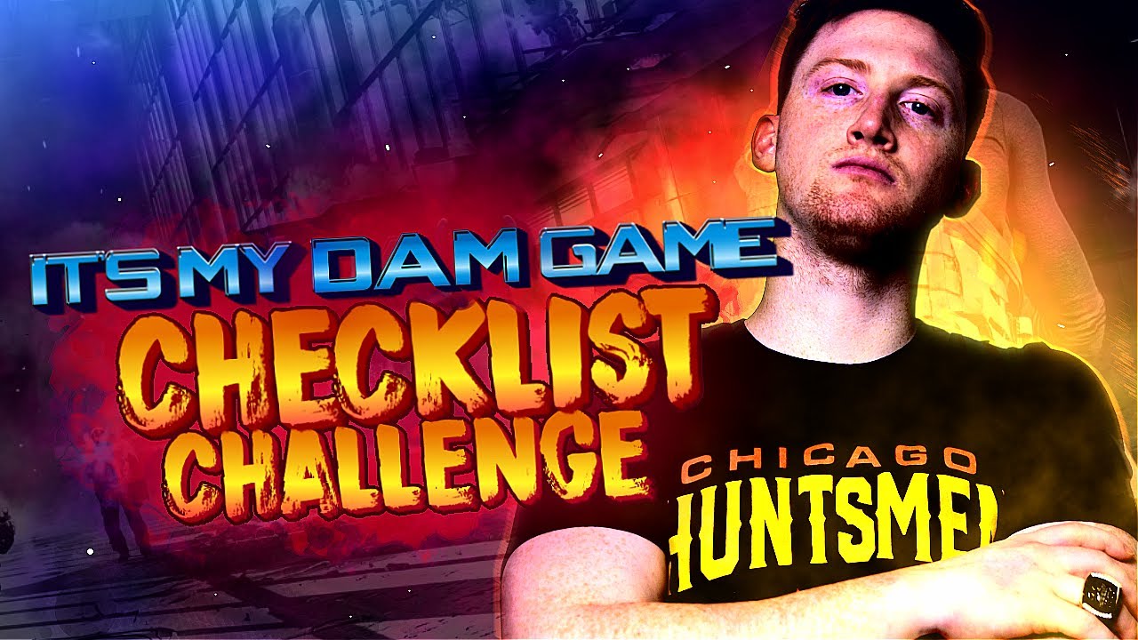 CHECK LIST CHALLENGE - DAM (DAM THIS DAM DAM WARZONE GAMEPLAY)