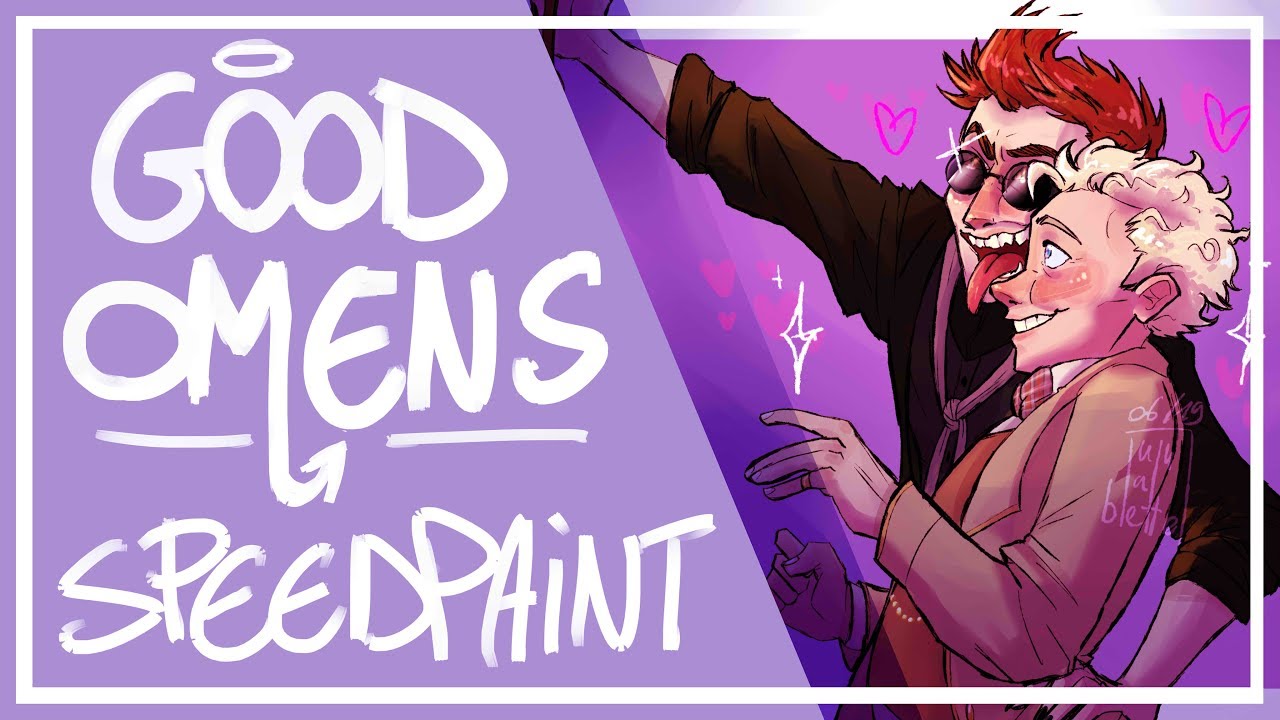 Good Omens Speedpaint - Ineffable Selfie