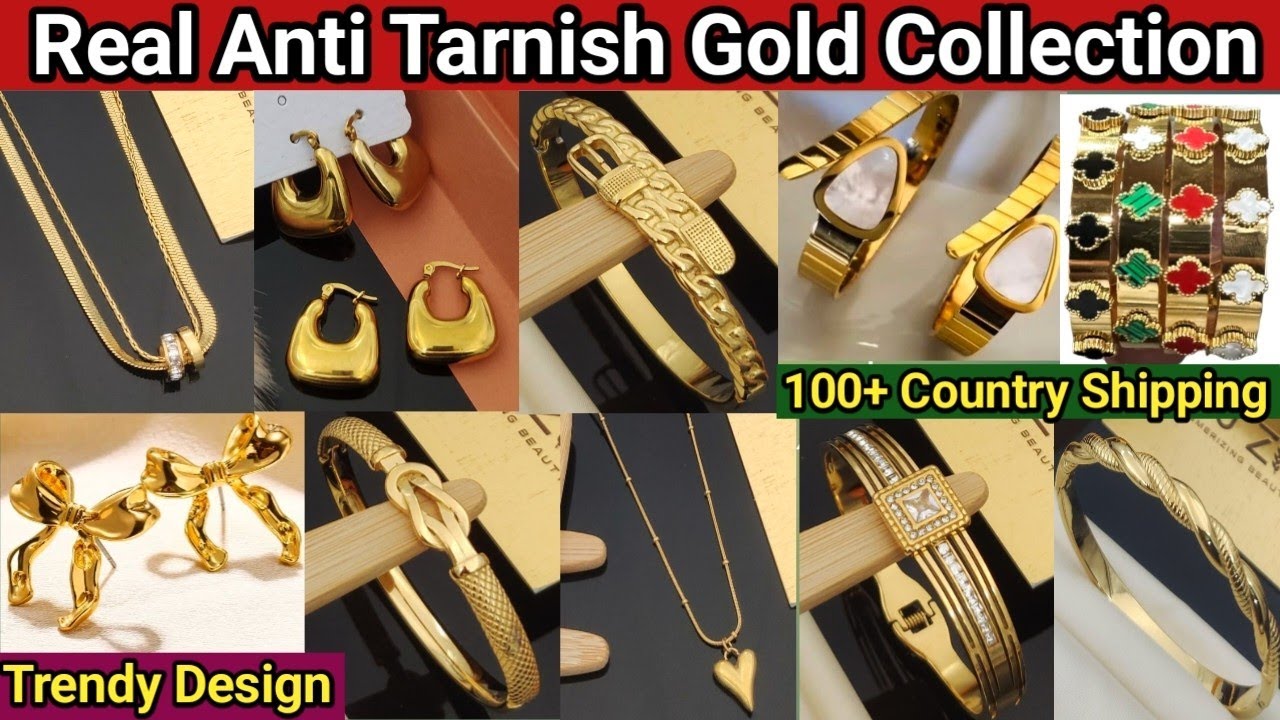 Exclusive Celebrity Anti Tarnish Gold Designer Jewellery Collection 2024 | Trendy Western Jewellery