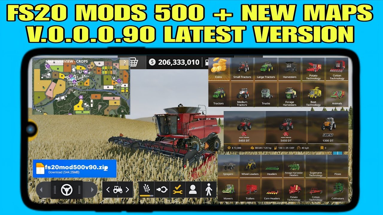 fs20 mod 500 vehicles plus new maps v.0.0.0.90 download