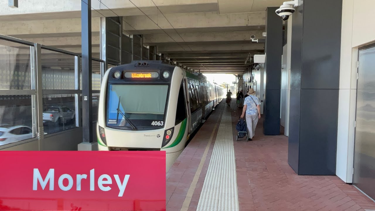 Trains at Morley Station