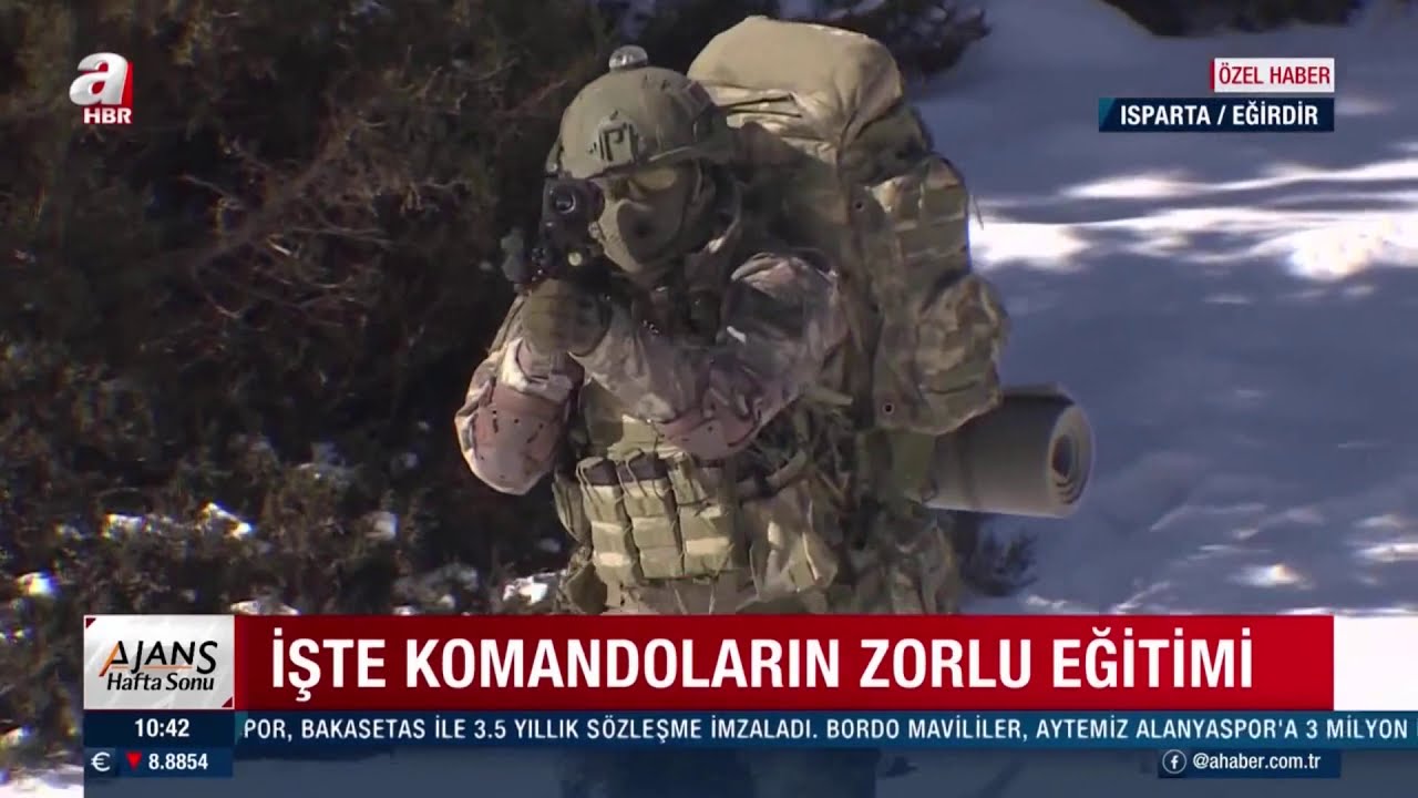 İŞTE KOMANDOLARIN ZORLU EĞİTİMİ