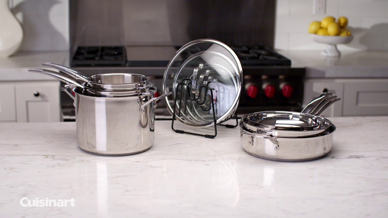 Cuisinart® | SmartNest Stainless Steel 11 Piece Cookware Set