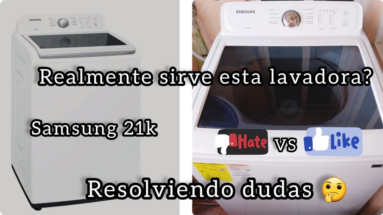 Lavadora Samsung 21 k- Realmente vale la PENA? Resolviendo Dudas- Rutina De Lavado ✨️