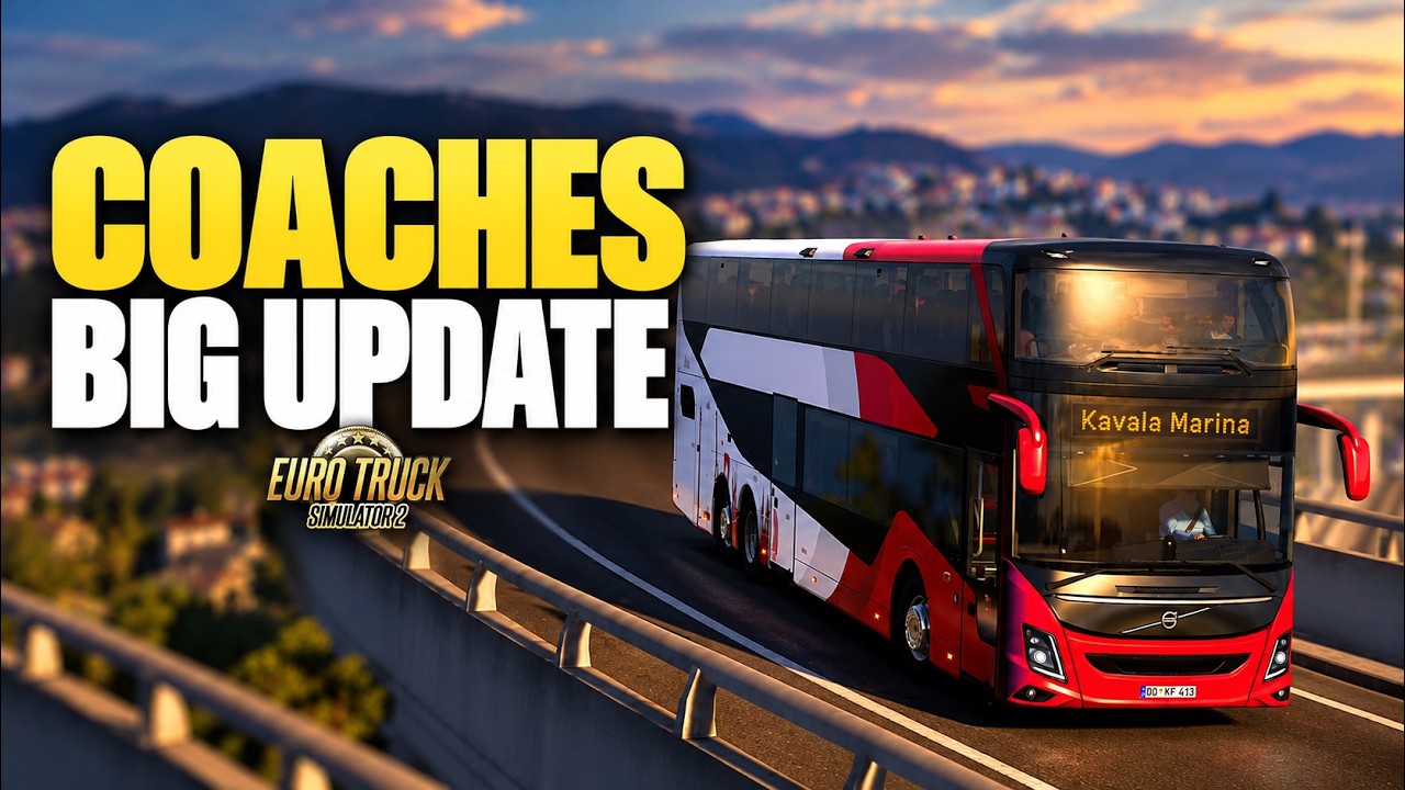 Euro Truck Simulator 2 &mdash; Большое обновление с DLC про автобусы