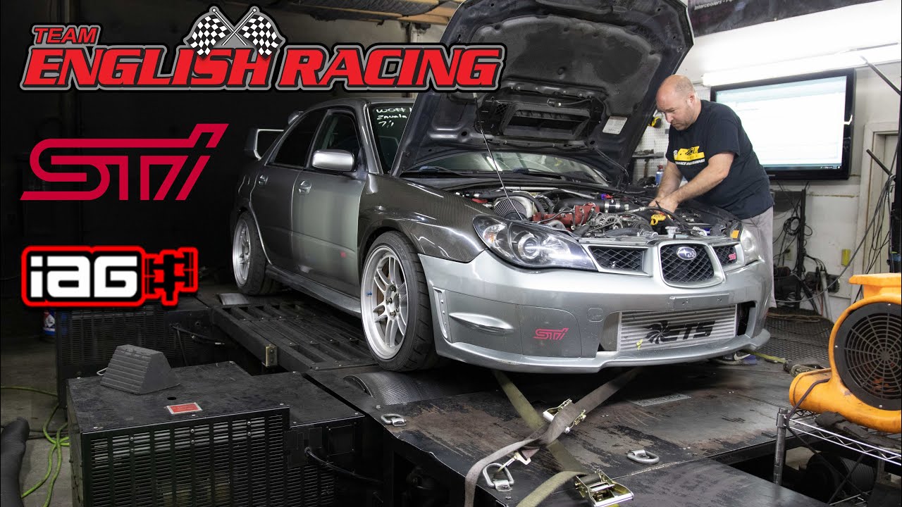 2007 Subaru Sti 6466 ETS Turbo kit English Racing Dyno Day