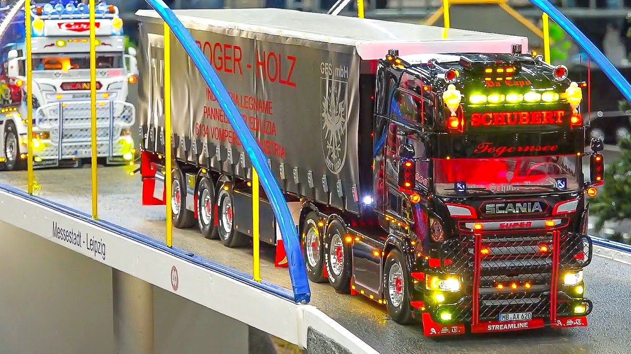 GREAT RC MODEL TRUCKS IN MOTION!!*RC SCANIA TRUCK*RC MAN TRUCK*MB TRUCK*US TRUCK