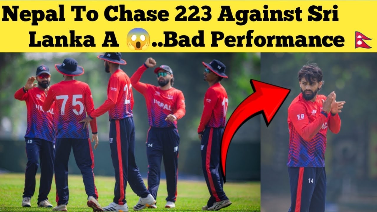 Sri Lanka A Set A 223 Target Against Nepal || 