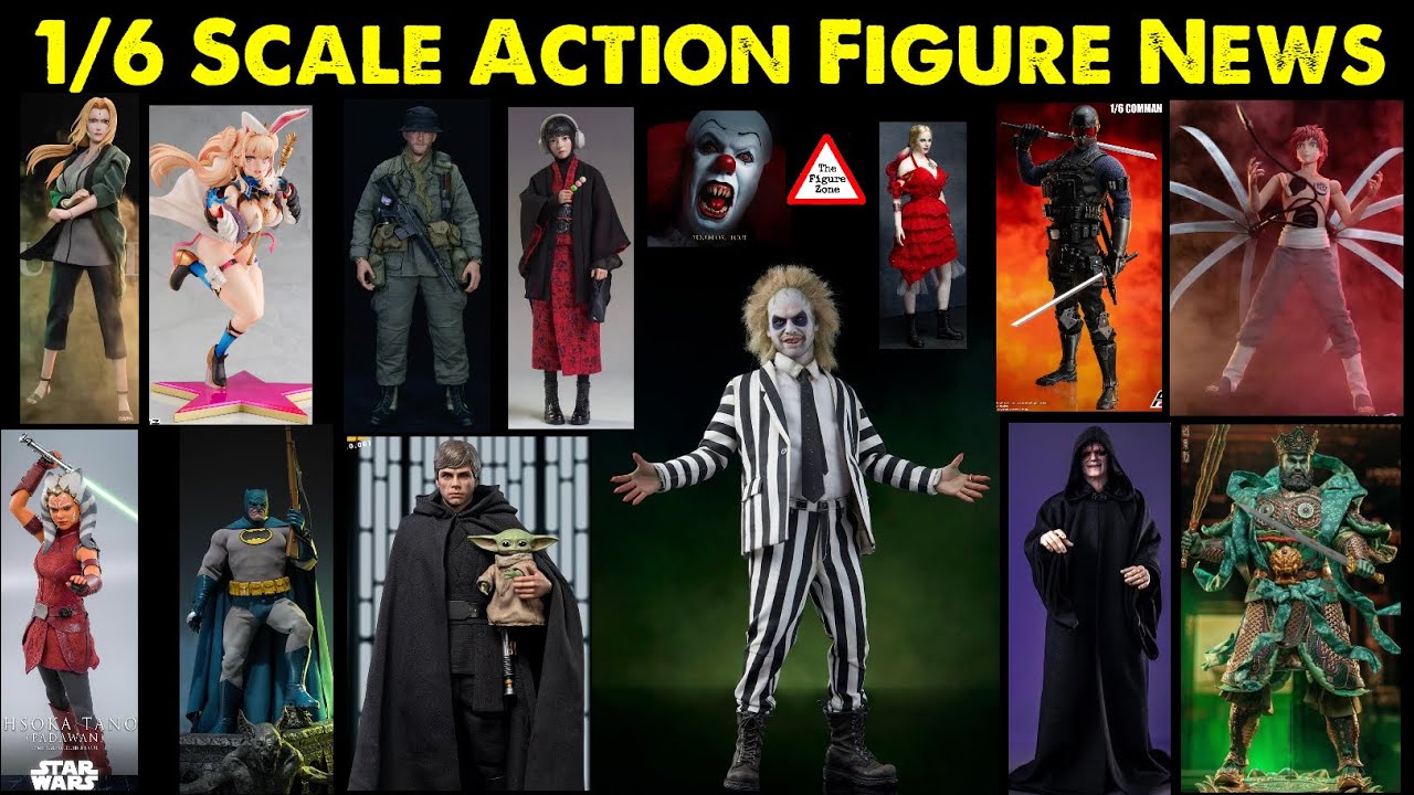 1/6 Scale Action Figure News Beetlejuice, Hot Toys Ahsoka, GI Joe, Tsunade, TDKR Batman, Palpatine