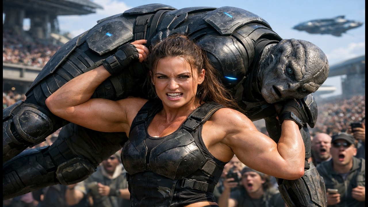 “They Doubted the Human Girl’s Strength — She Lifted the Champion and Silenced Them” | HFY Sci Fi