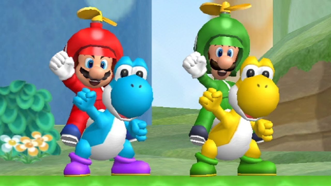 New Super Mario Bros. Wii Co-op Walkthrough - World 4 (All Star Coins)