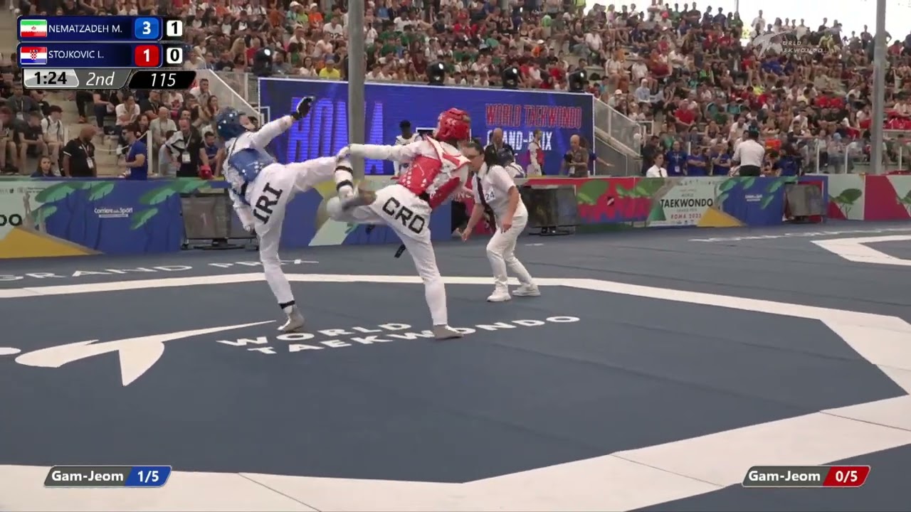 115 Round of 16 WOMEN W  49KG IRI NEMATZADEH M  CRO STOJKOVIC L