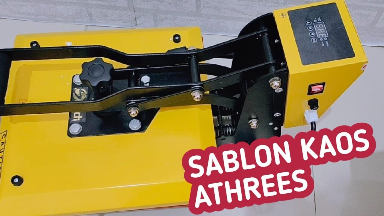 Mesin Press Sablon Kaos Merk Siltech