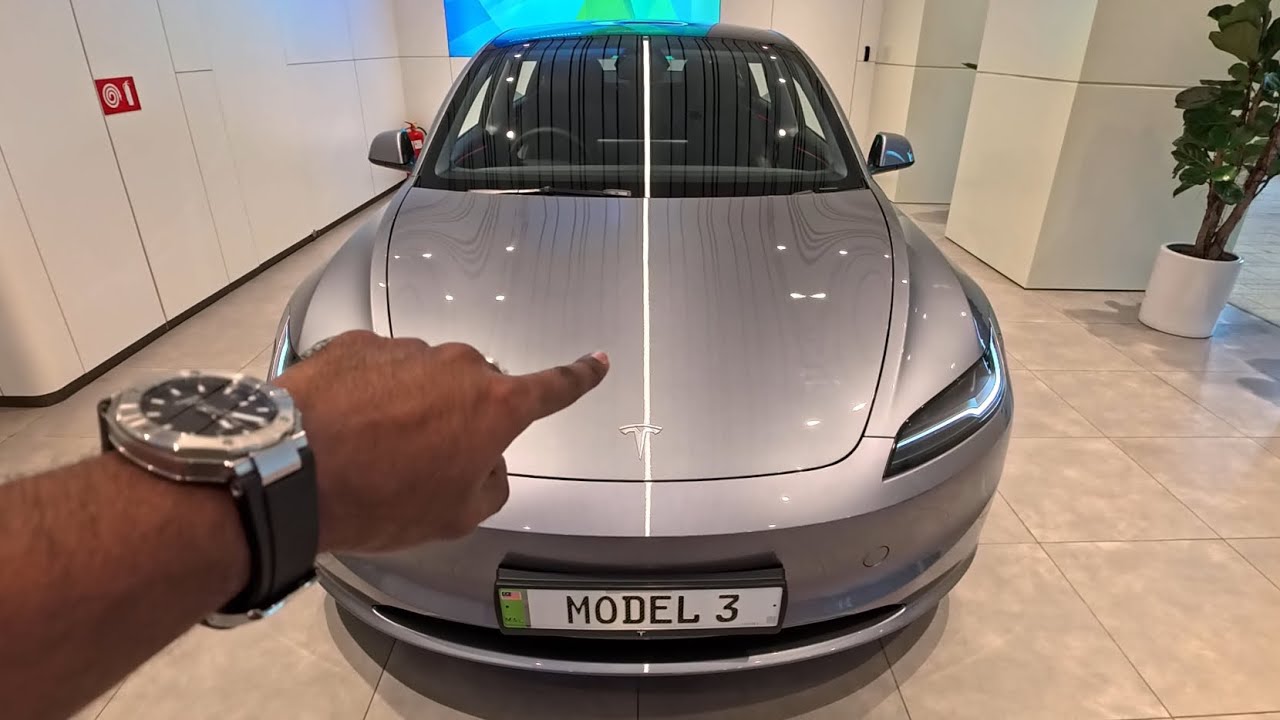 POV! New 2025! TESLA MODEL 3 in Quicksilver & Black | All Wheel Drive | Long Range