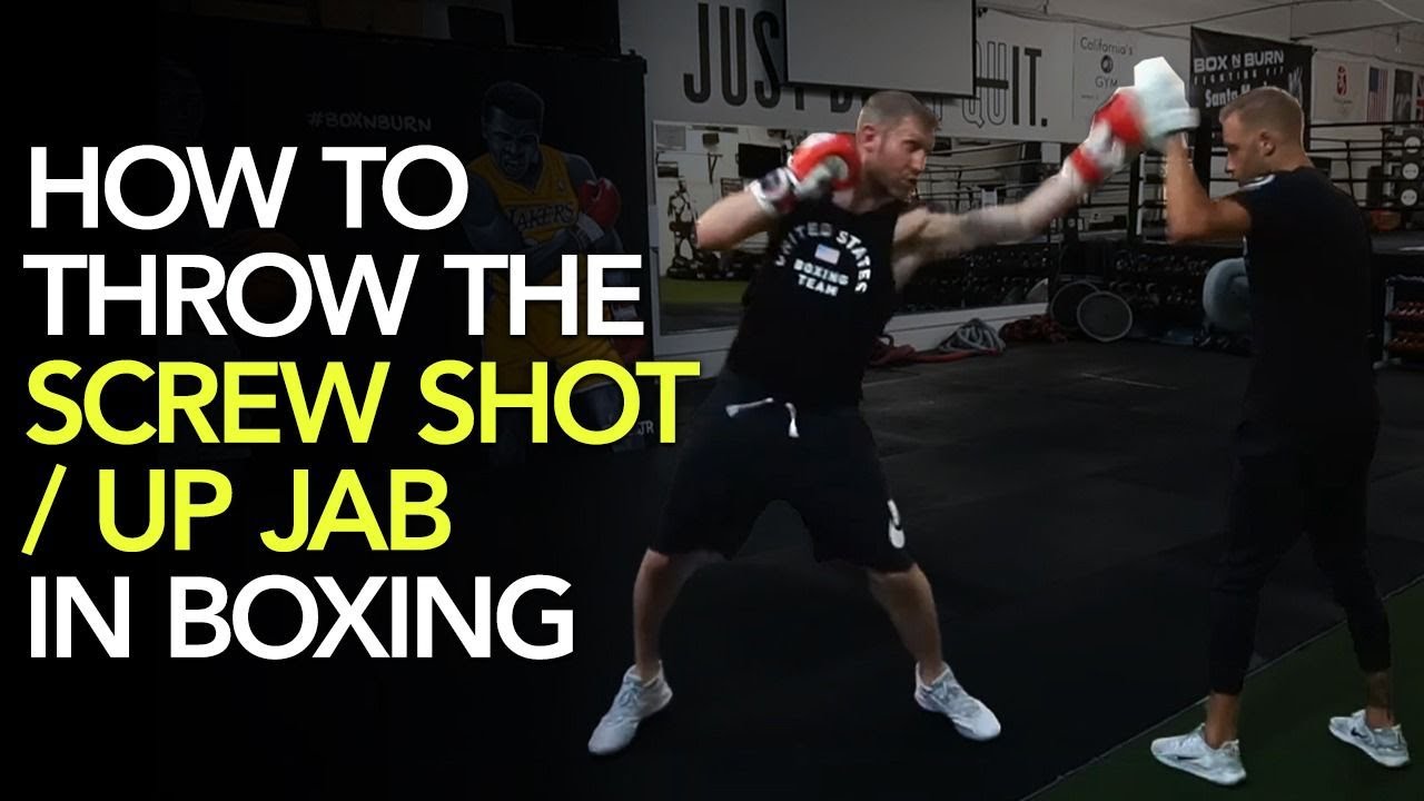 How To Throw The Up Jab / Screw Shot In Boxing with @Tony_Jeffries