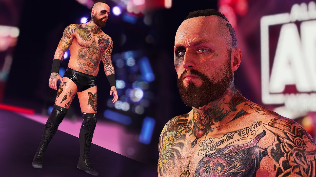 WWE 2K22: Malakai Black AEW Mod w/ Theme, Trons & AEW Arena | 2K 60FPS