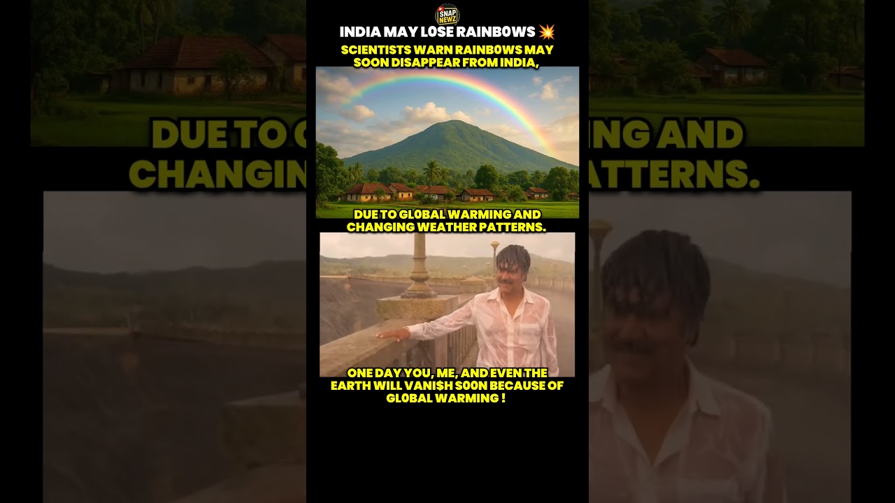 Rainbow May Disappear From India Soon💥#india #rainbow #scientist#weather#pattern #rainyday#rain#god