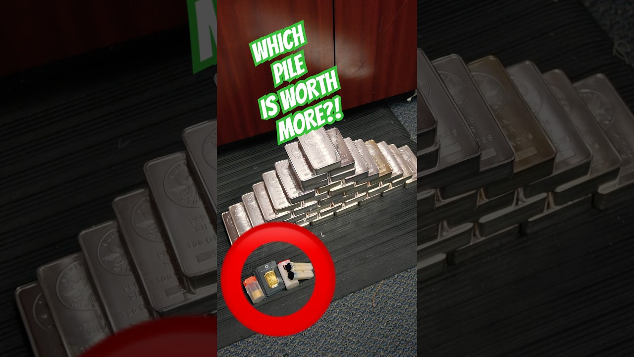 WHICH PILE IS WORTH MORE?!👀😳