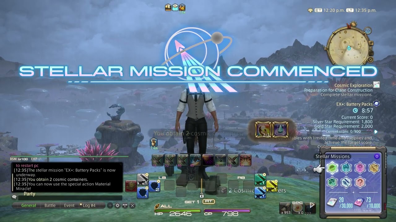FFXIV Crafting: How to Macro the Phaenna A3 Weather missions. (7200 / 24100)