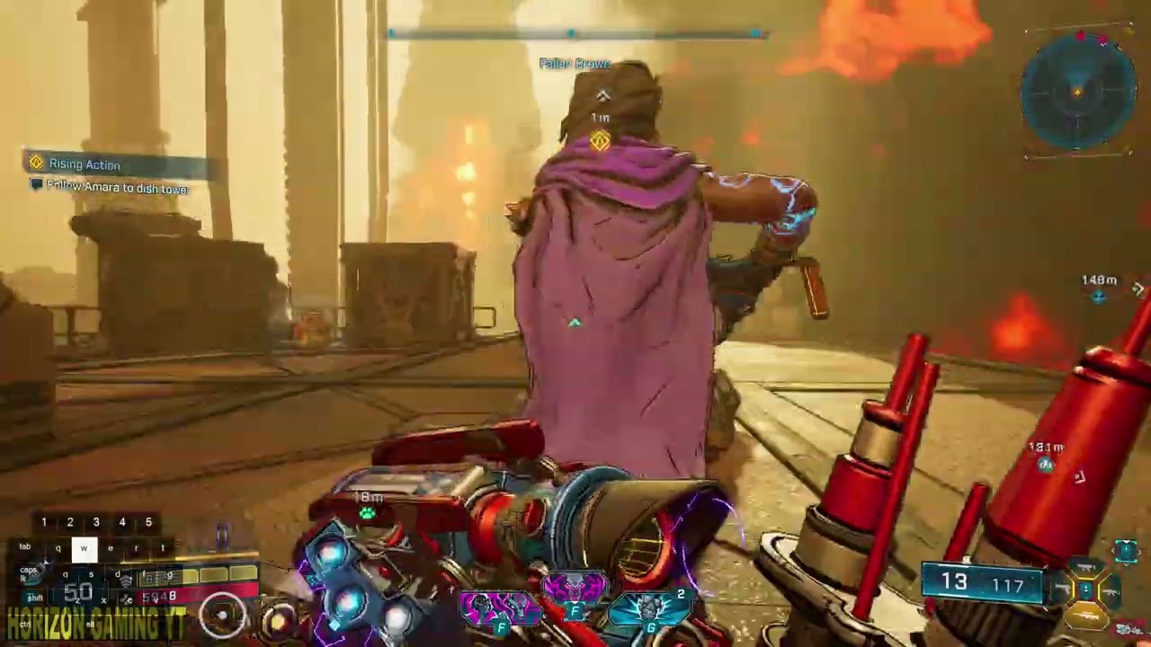 Climb Dish Tower, Align Dish, Follow Amara to dish tower in Rising Action - Borderlands 4