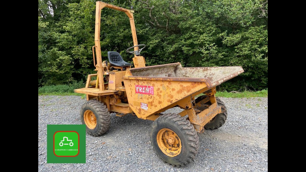 LISTER 4X4 2 Ton DUMPER KEY START ALL WORKS SOLD BY www.catlowdycarriages.com