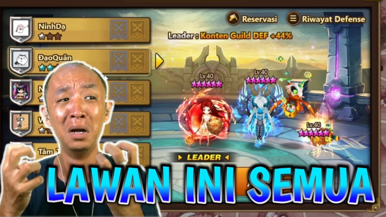 SIEGE Special Combo Ophillia Theo SEMUA Summoners War Indonesia